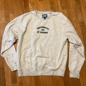 Blue 84 Light Gray University of Vermont Crewneck Sweater